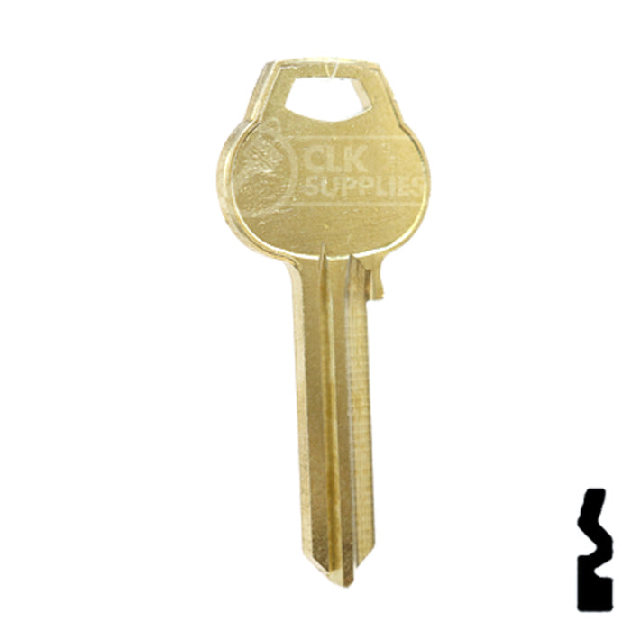 Uncut Key Blank | Corbin Russwin | A1011-L1 Residential-Commercial Key Ilco