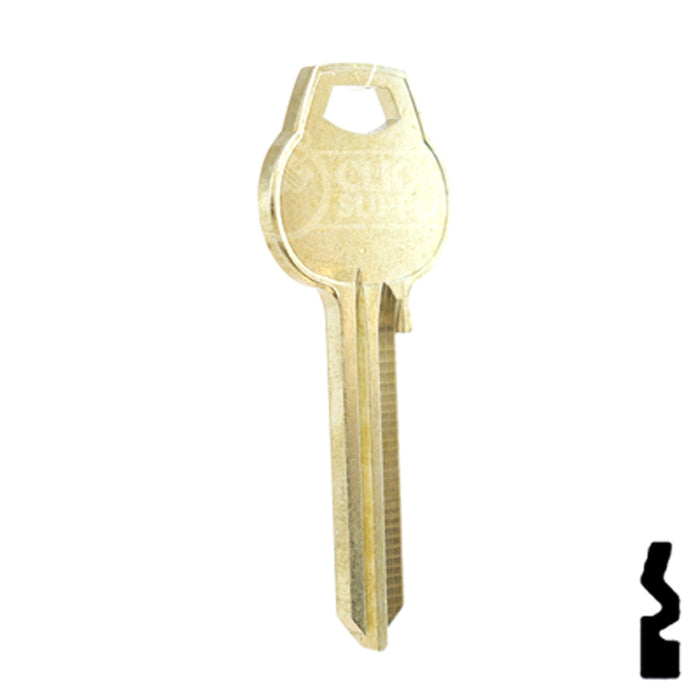 Uncut Key Blank | Corbin Russwin | A1011-L1 Residential-Commercial Key Ilco