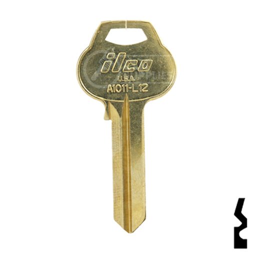 Uncut Key Blank | Corbin Russwin | A1011-L12 Residential-Commercial Key Ilco