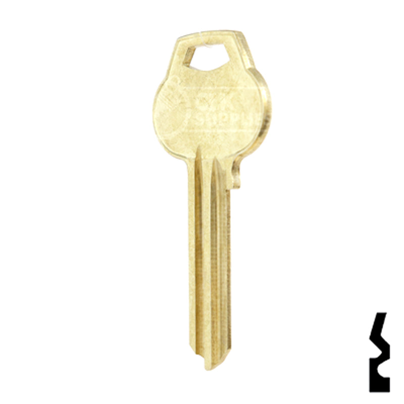 Uncut Key Blank | Corbin Russwin | A1011-L12 Residential-Commercial Key Ilco