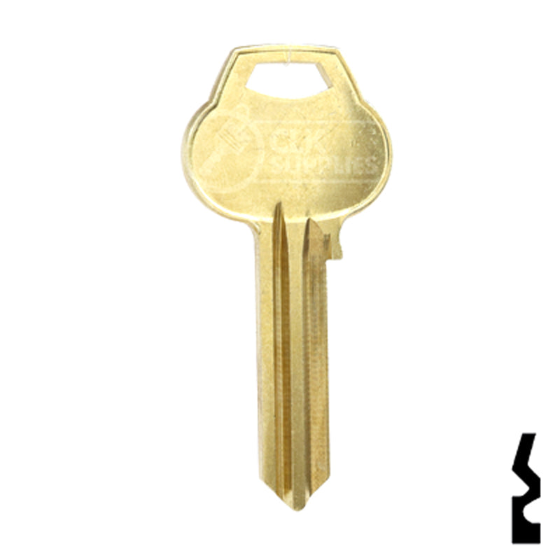 Uncut Key Blank | Corbin Russwin | A1011-L12 Residential-Commercial Key Ilco