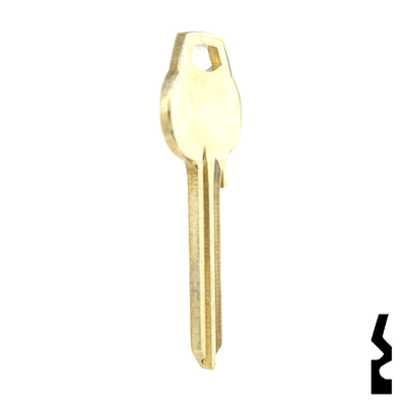 Uncut Key Blank | Corbin Russwin | A1011-L12 Residential-Commercial Key Ilco