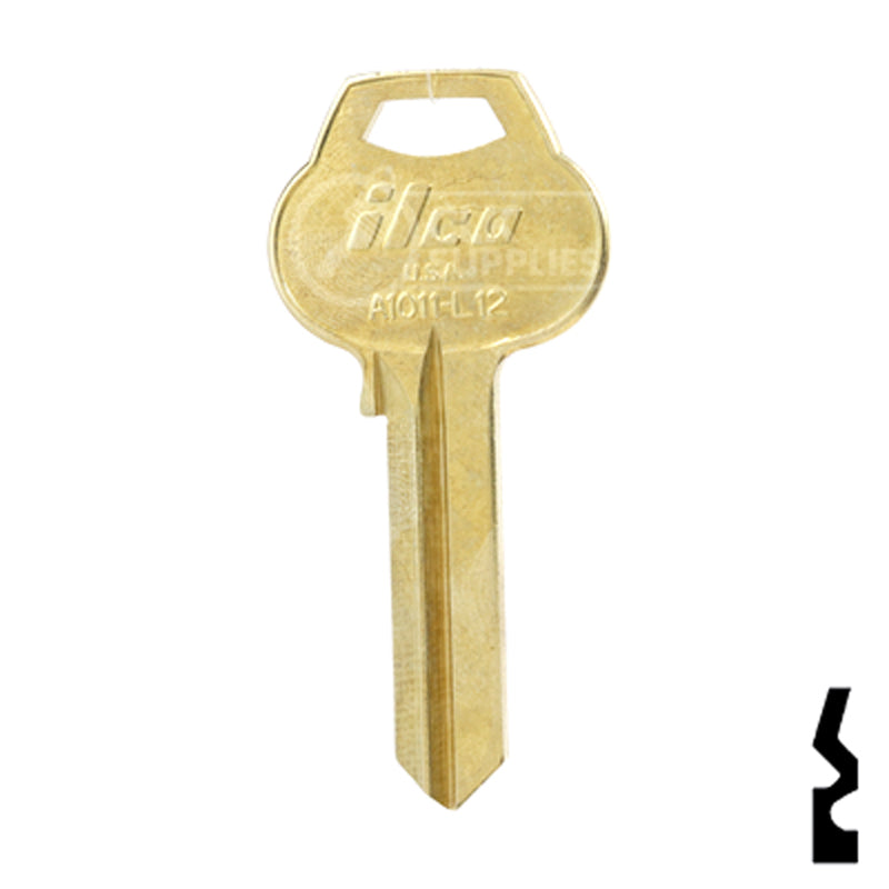 Uncut Key Blank | Corbin Russwin | A1011-L12 Residential-Commercial Key Ilco
