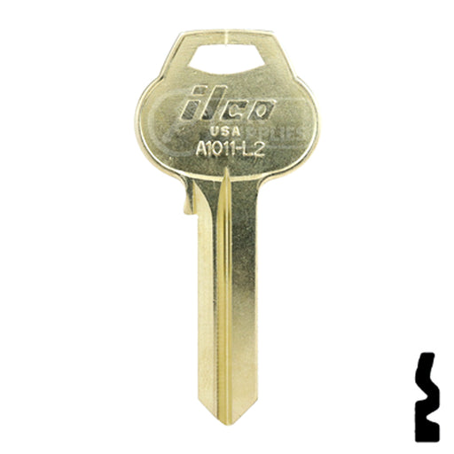 Uncut Key Blank | Corbin Russwin | A1011-L2 Residential-Commercial Key Ilco