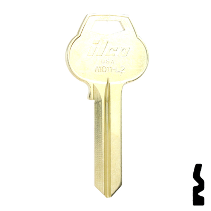 Uncut Key Blank | Corbin Russwin | A1011-L2 Residential-Commercial Key Ilco