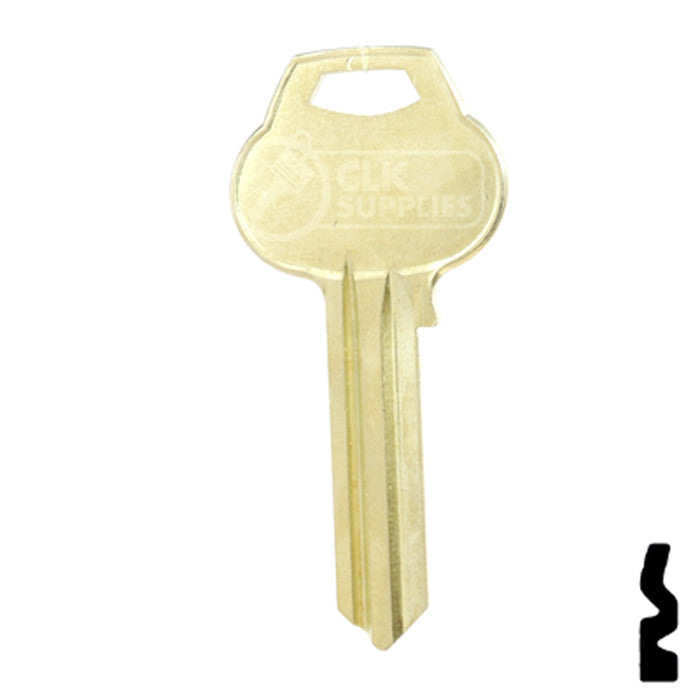 Uncut Key Blank | Corbin Russwin | A1011-L2 Residential-Commercial Key Ilco