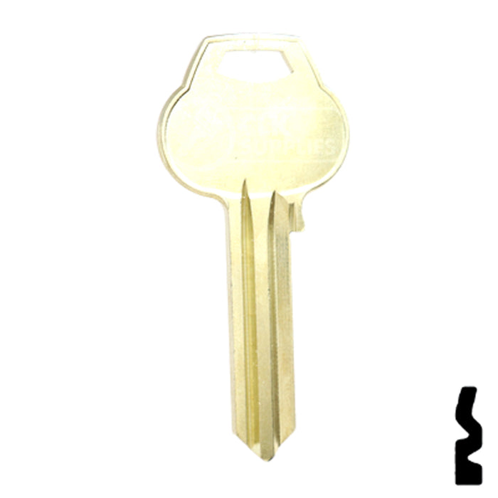 Uncut Key Blank | Corbin Russwin | A1011-L2 Residential-Commercial Key Ilco