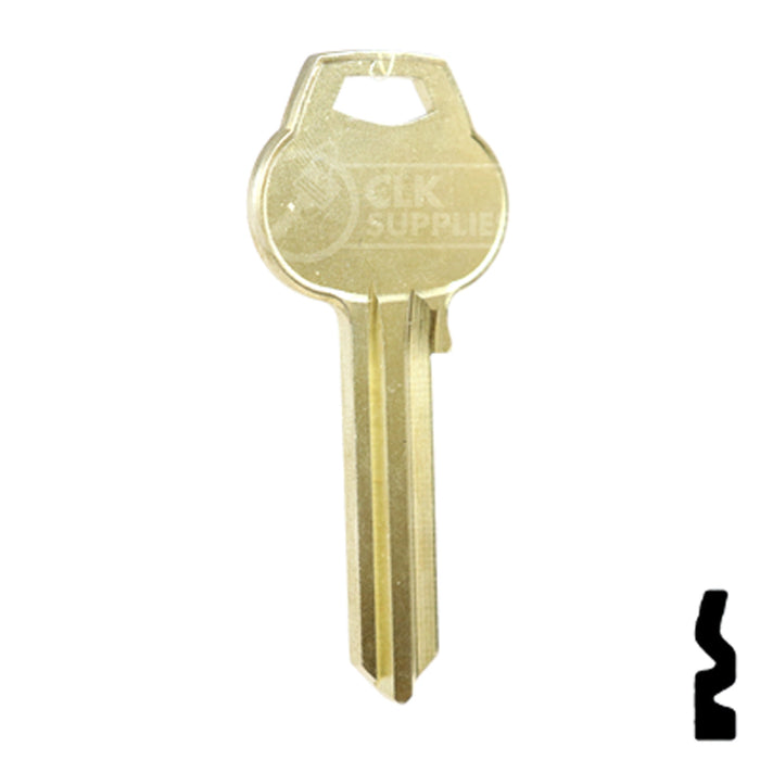 Uncut Key Blank | Corbin Russwin | A1011-L2 Residential-Commercial Key Ilco