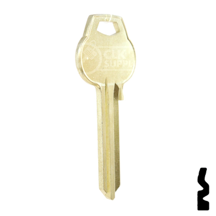 Uncut Key Blank | Corbin Russwin | A1011-L2 Residential-Commercial Key Ilco