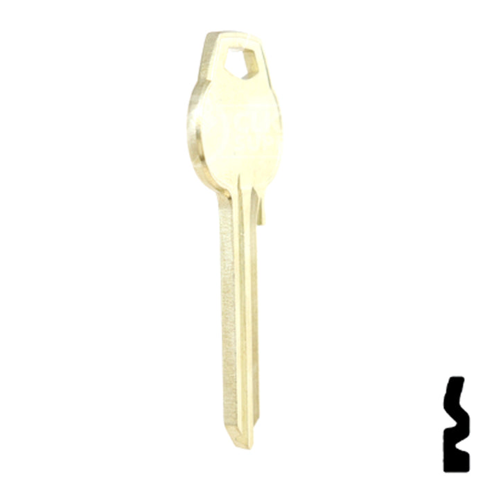 Uncut Key Blank | Corbin Russwin | A1011-L2 Residential-Commercial Key Ilco