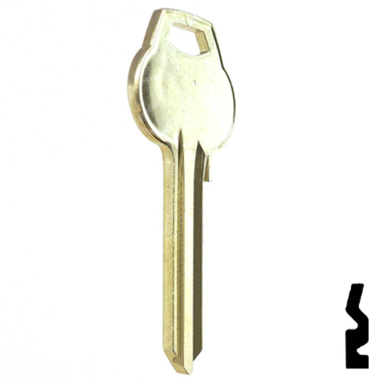 Uncut Key Blank | Corbin Russwin | A1011-L3 Residential-Commercial Key Ilco