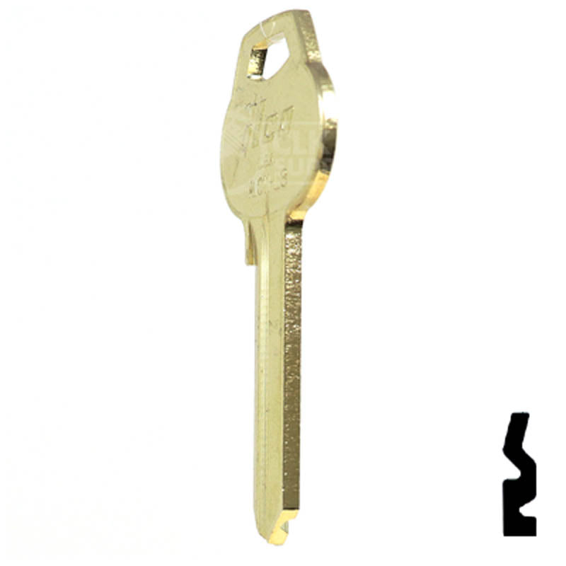 Uncut Key Blank | Corbin Russwin | A1011-L3 Residential-Commercial Key Ilco