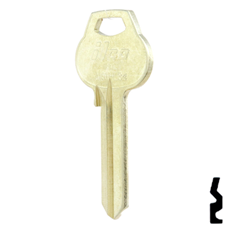 Uncut Key Blank | Corbin Russwin | A1011-L34 Residential-Commercial Key Ilco