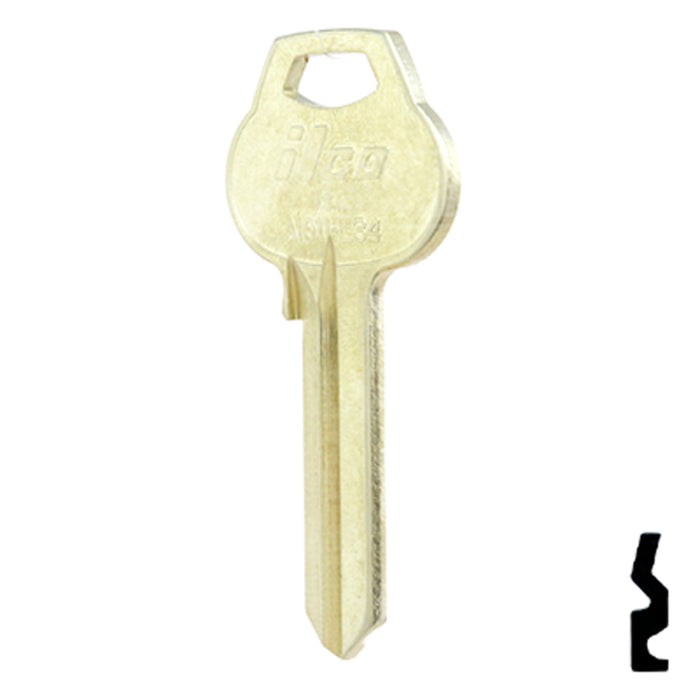 Uncut Key Blank | Corbin Russwin | A1011-L34 Residential-Commercial Key Ilco
