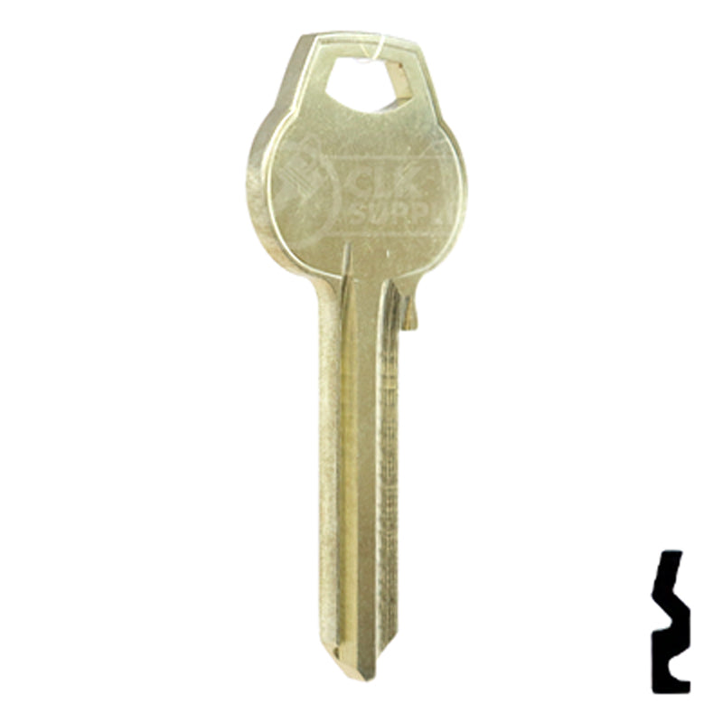 Uncut Key Blank | Corbin Russwin | A1011-L34 Residential-Commercial Key Ilco