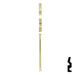 Uncut Key Blank | Corbin Russwin | A1011-L34 Residential-Commercial Key Ilco