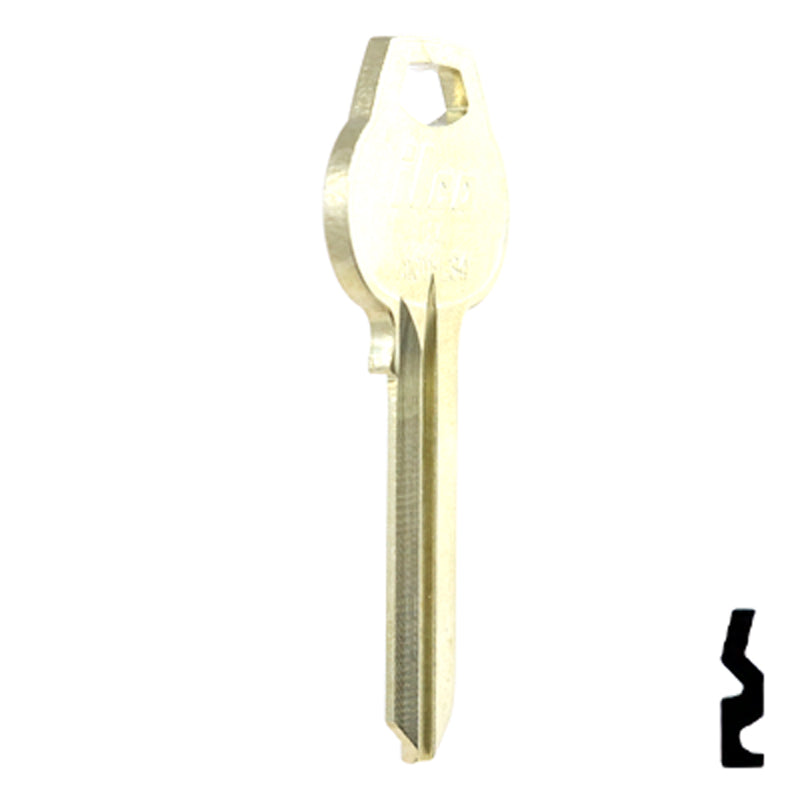 Uncut Key Blank | Corbin Russwin | A1011-L34 Residential-Commercial Key Ilco