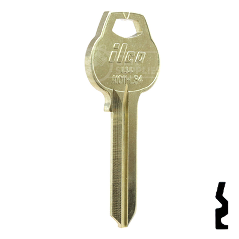 Uncut Key Blank | Corbin Russwin | A1011-L34 Residential-Commercial Key Ilco
