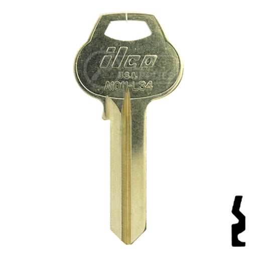 Uncut Key Blank | Corbin Russwin | A1011-L34 Residential-Commercial Key Ilco