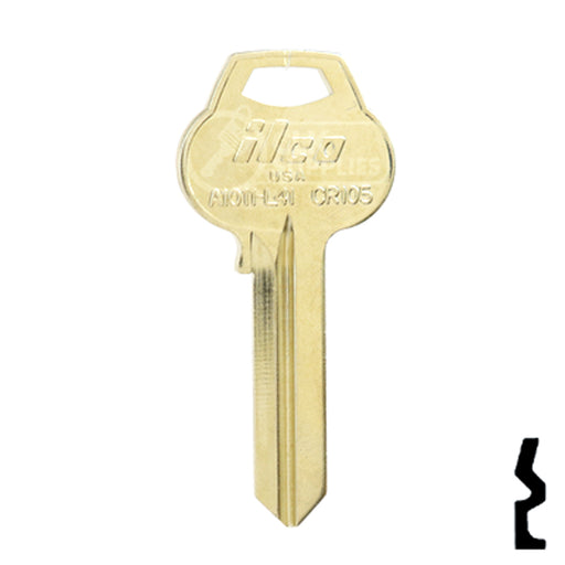 Uncut Key Blank | Corbin Russwin | A1011-L41 Residential-Commercial Key Ilco