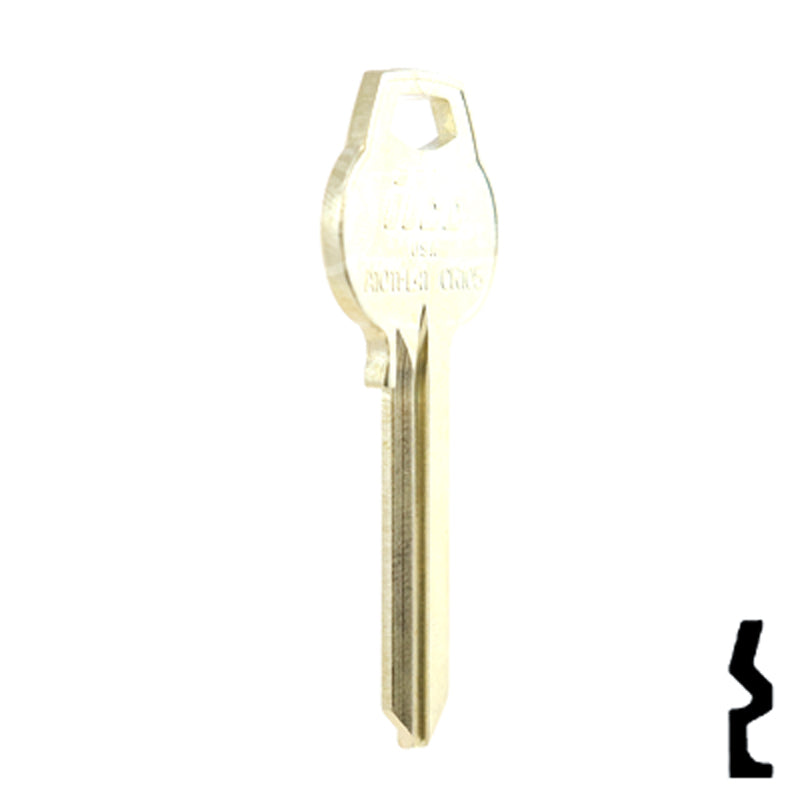 Uncut Key Blank | Corbin Russwin | A1011-L41 Residential-Commercial Key Ilco