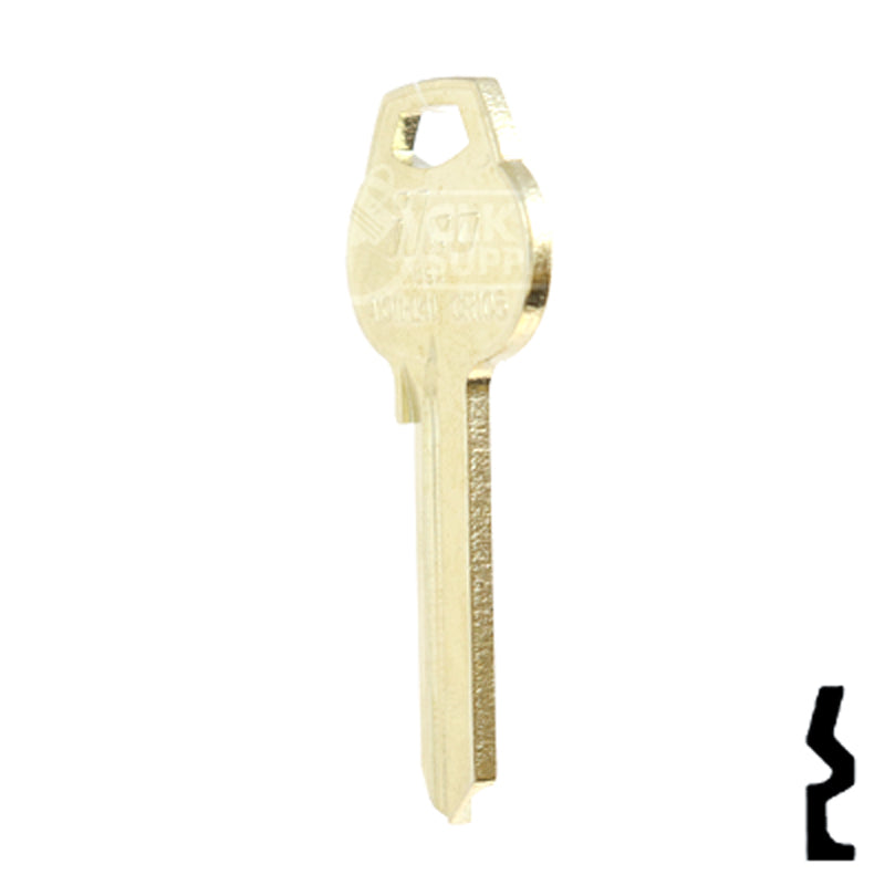 Uncut Key Blank | Corbin Russwin | A1011-L41 Residential-Commercial Key Ilco