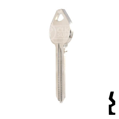 Uncut Key Blank | Corbin Russwin | A1011T Residential-Commercial Key Ilco