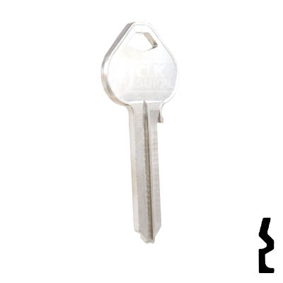 Uncut Key Blank | Corbin Russwin | A1011T Residential-Commercial Key Ilco