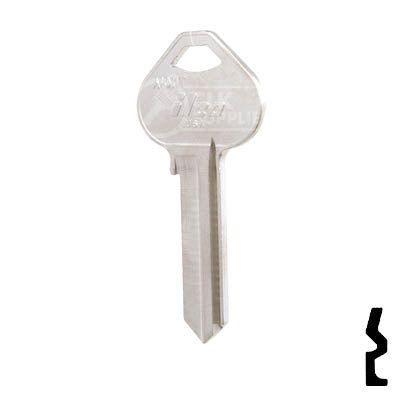 Uncut Key Blank | Corbin Russwin | A1011T Residential-Commercial Key Ilco