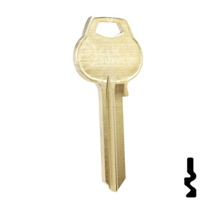 Uncut Key Blank | Corbin Russwin | A1012-59AB Residential-Commercial Key Ilco