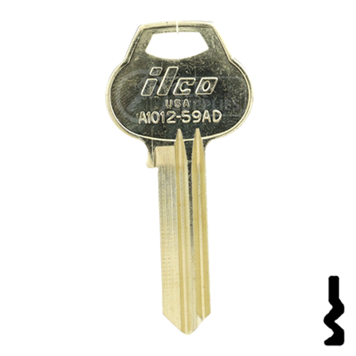 Uncut Key Blank | Corbin Russwin | A1012-59AD Residential-Commercial Key Ilco