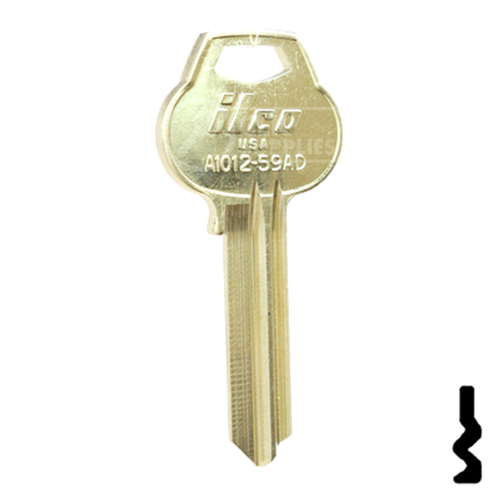 Uncut Key Blank | Corbin Russwin | A1012-59AD Residential-Commercial Key Ilco