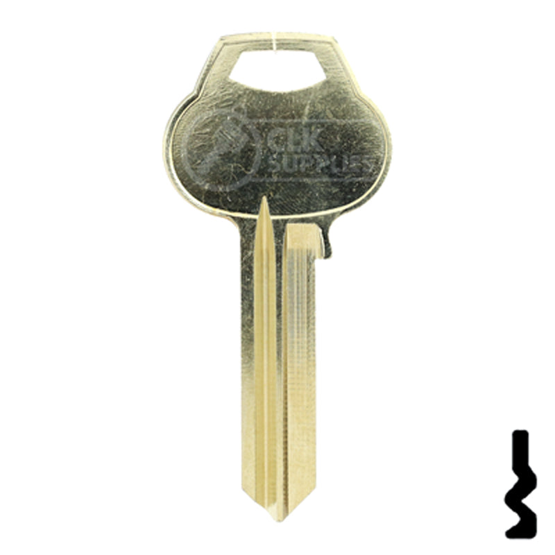 Uncut Key Blank | Corbin Russwin | A1012-59AD Residential-Commercial Key Ilco