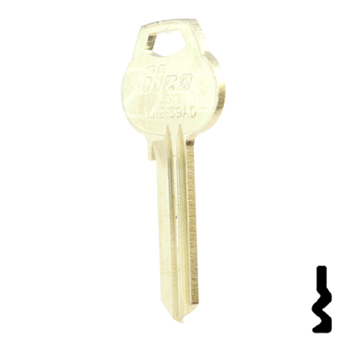 Uncut Key Blank | Corbin Russwin | A1012-59AD Residential-Commercial Key Ilco