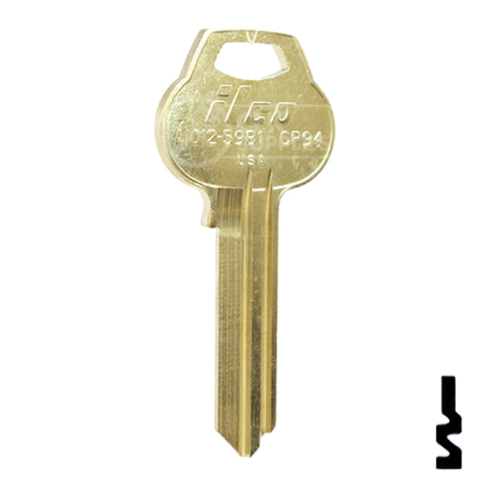 Uncut Key Blank | Corbin Russwin | A1012-59B1 Residential-Commercial Key Ilco