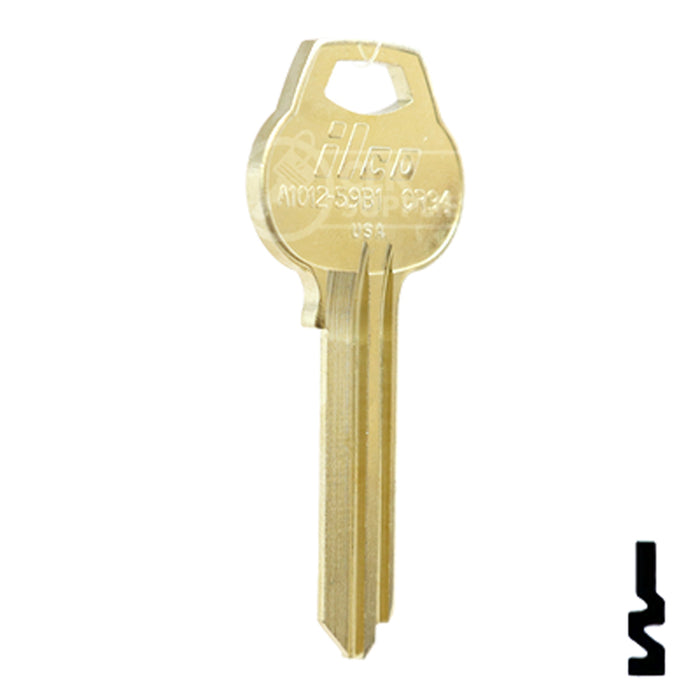 Uncut Key Blank | Corbin Russwin | A1012-59B1 Residential-Commercial Key Ilco