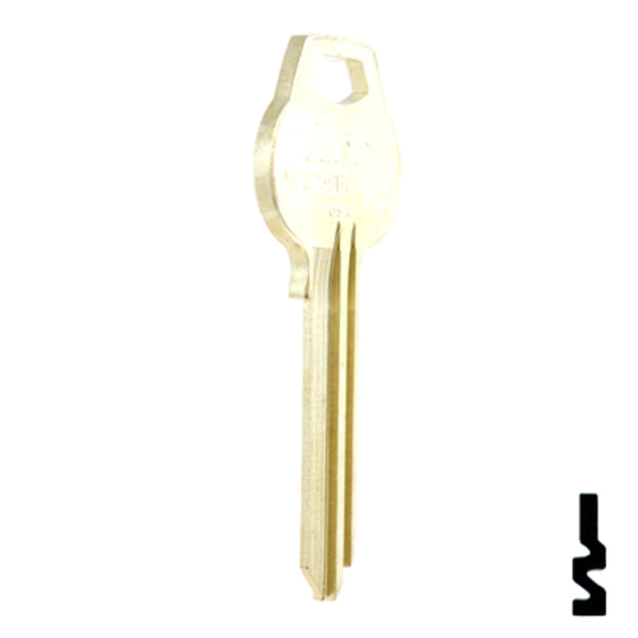 Uncut Key Blank | Corbin Russwin | A1012-59B1 Residential-Commercial Key Ilco