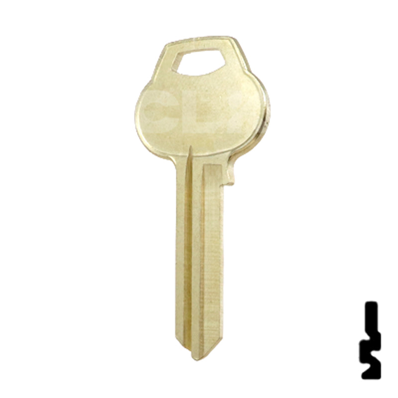 Uncut Key Blank | Corbin Russwin | A1012-59B2 Residential-Commercial Key Ilco