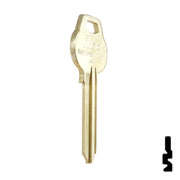 Uncut Key Blank | Corbin Russwin | A1012-59B2 Residential-Commercial Key Ilco
