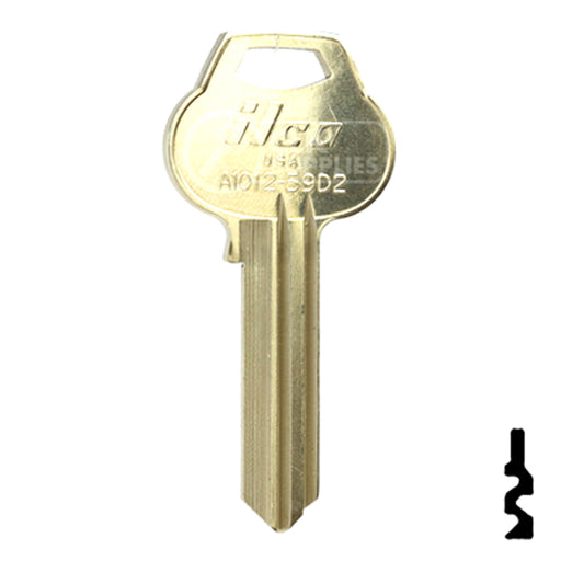 Uncut Key Blank | Corbin Russwin | A1012-59D2 Residential-Commercial Key Ilco