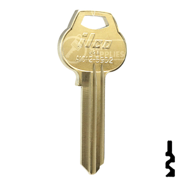 Uncut Key Blank | Corbin Russwin | A1012-59D2 Residential-Commercial Key Ilco