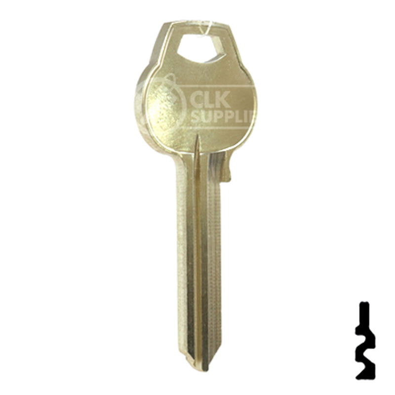 Uncut Key Blank | Corbin Russwin | A1012-59D2 Residential-Commercial Key Ilco
