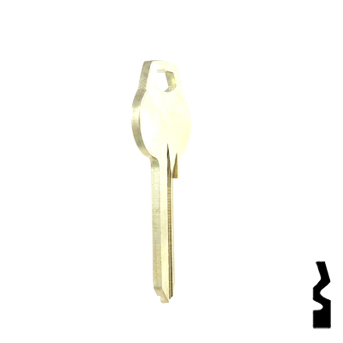 Uncut Key Blank | Corbin Russwin | A1012-D1 Residential-Commercial Key Ilco