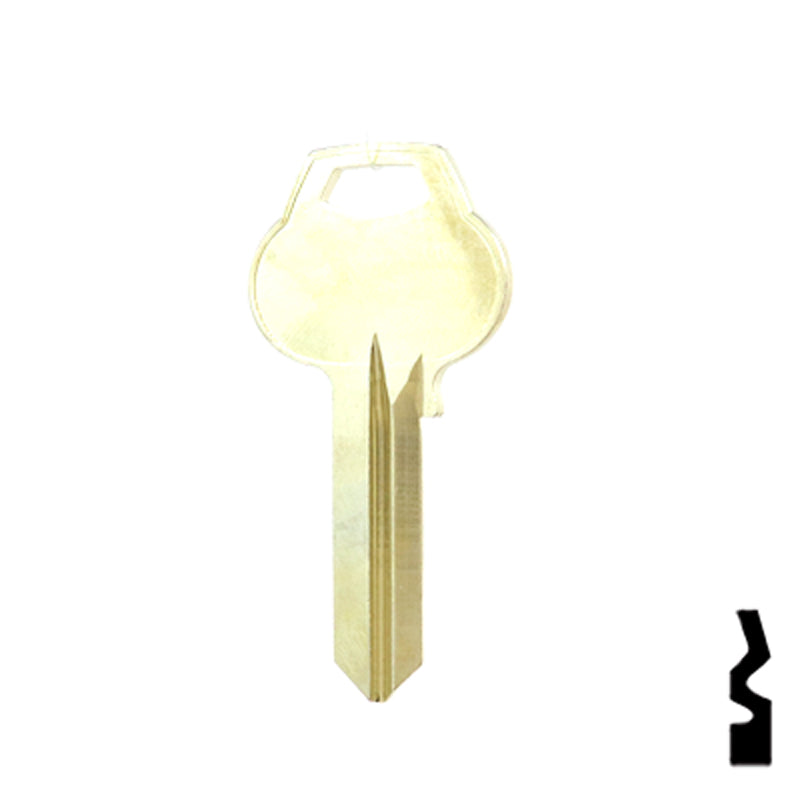 Uncut Key Blank | Corbin Russwin | A1012-D1 Residential-Commercial Key Ilco