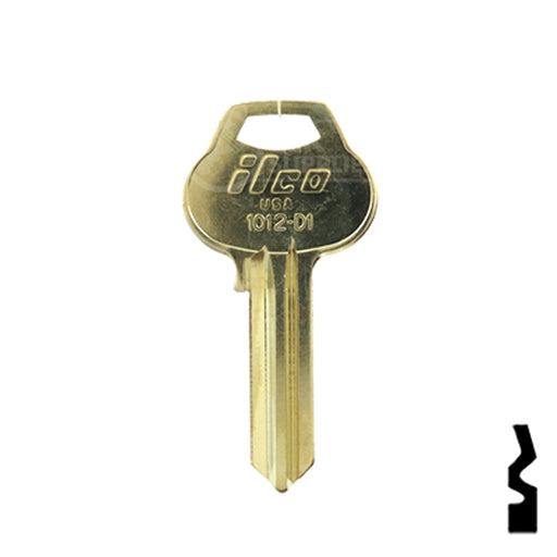Uncut Key Blank | Corbin Russwin | A1012-D1 Residential-Commercial Key Ilco