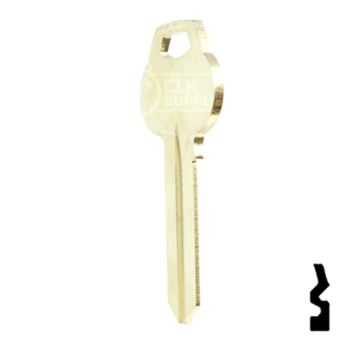 Uncut Key Blank | Corbin Russwin | A1012-D12 Residential-Commercial Key Ilco