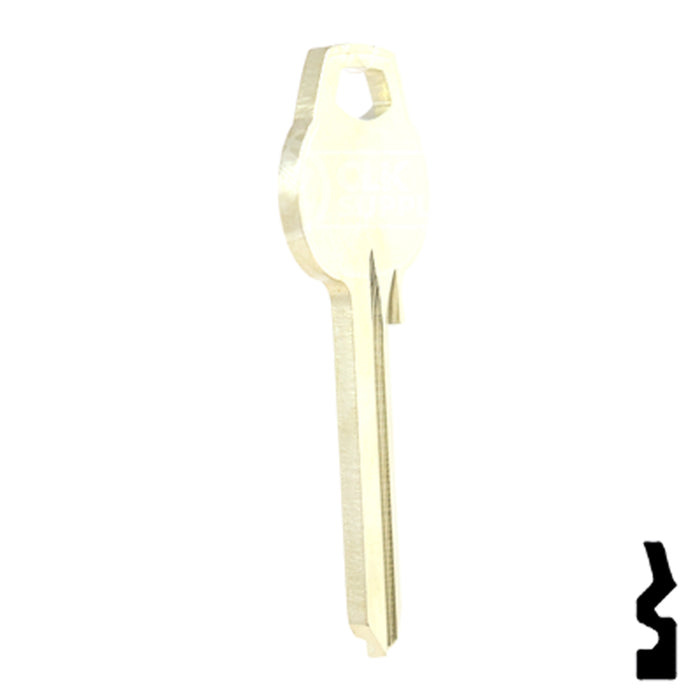 Uncut Key Blank | Corbin Russwin | A1012-D12 Residential-Commercial Key Ilco