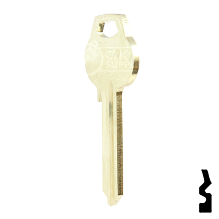 Uncut Key Blank | Corbin Russwin | A1012-D12 Residential-Commercial Key Ilco