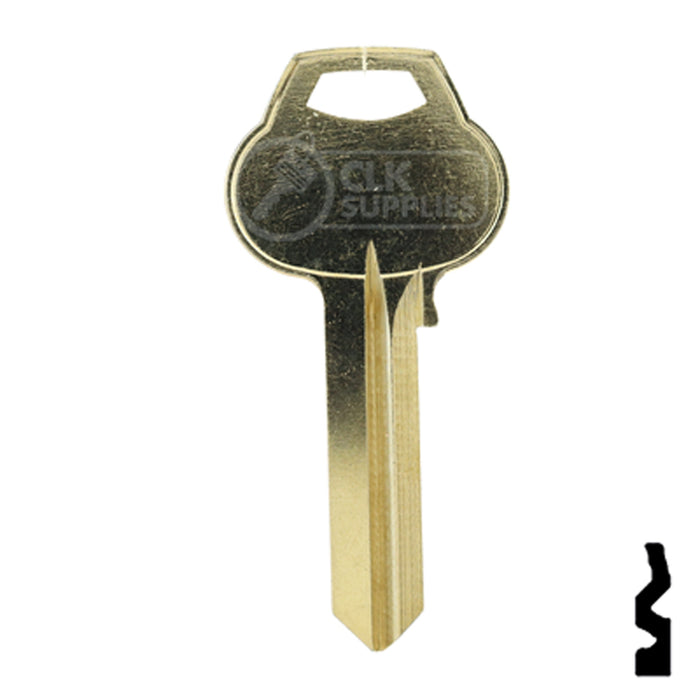 Uncut Key Blank | Corbin Russwin | A1012-D2 Residential-Commercial Key Ilco