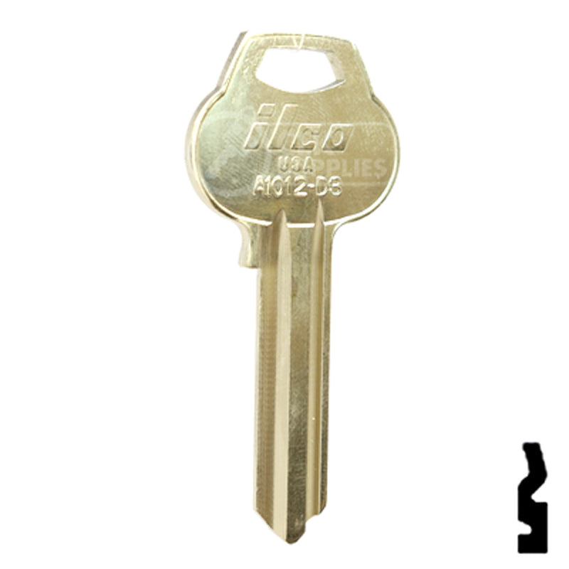 Uncut Key Blank | Corbin Russwin | A1012-D3 Residential-Commercial Key Ilco